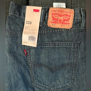 NWT men’s Levi’s jeans, relax fit 559 brand new with tags